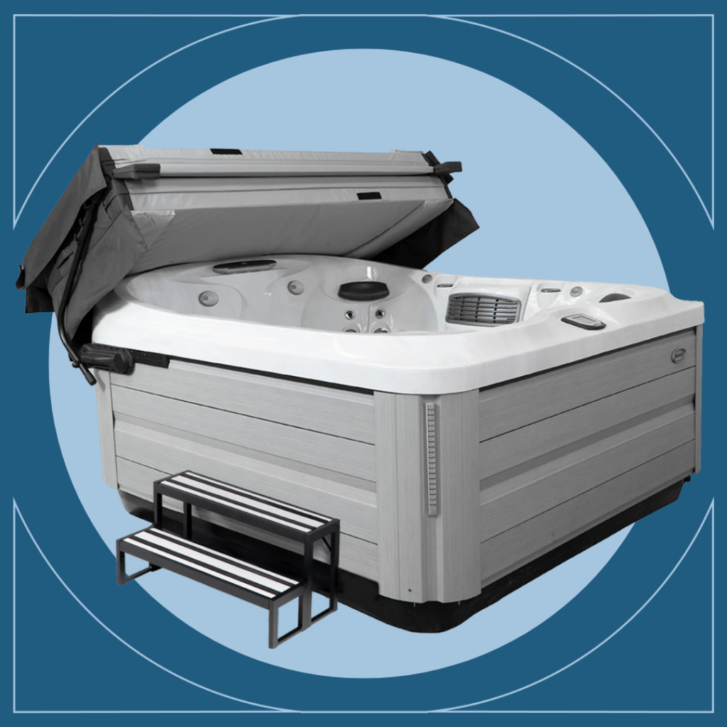 cover lifter on spa