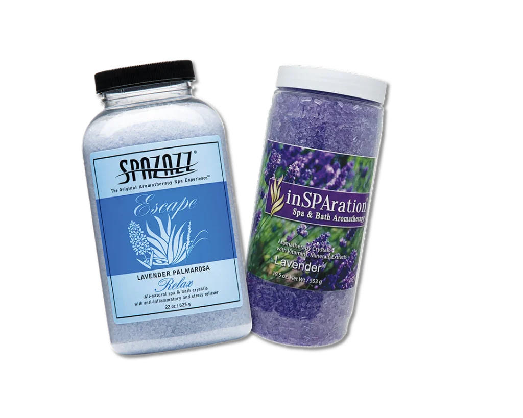 Spazazz and inSPAration bath scents.
