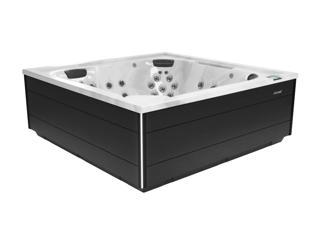 side angle J408L hot tub