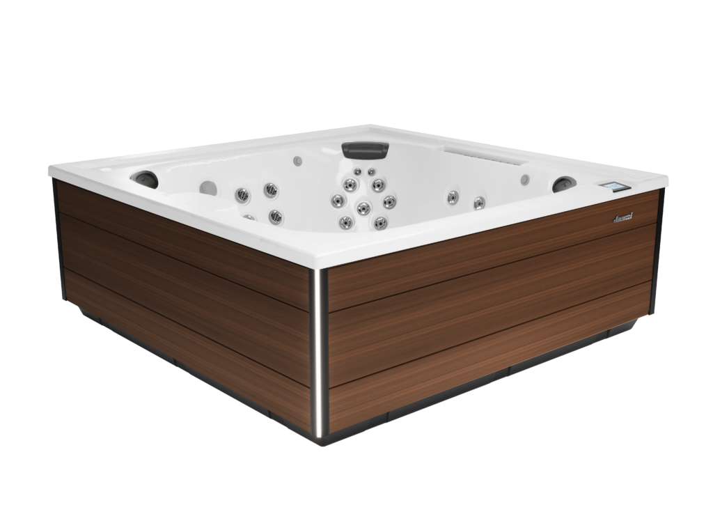 side angle J408 hot tub